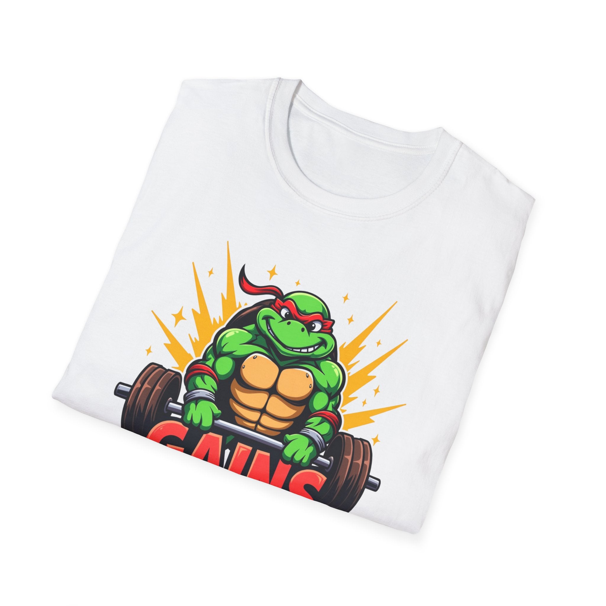 Hard-Shelled Gains – Turtle Power Edition T-Shirt