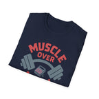 Muscle Over Math – Barbell Crunch Edition T-Shirt