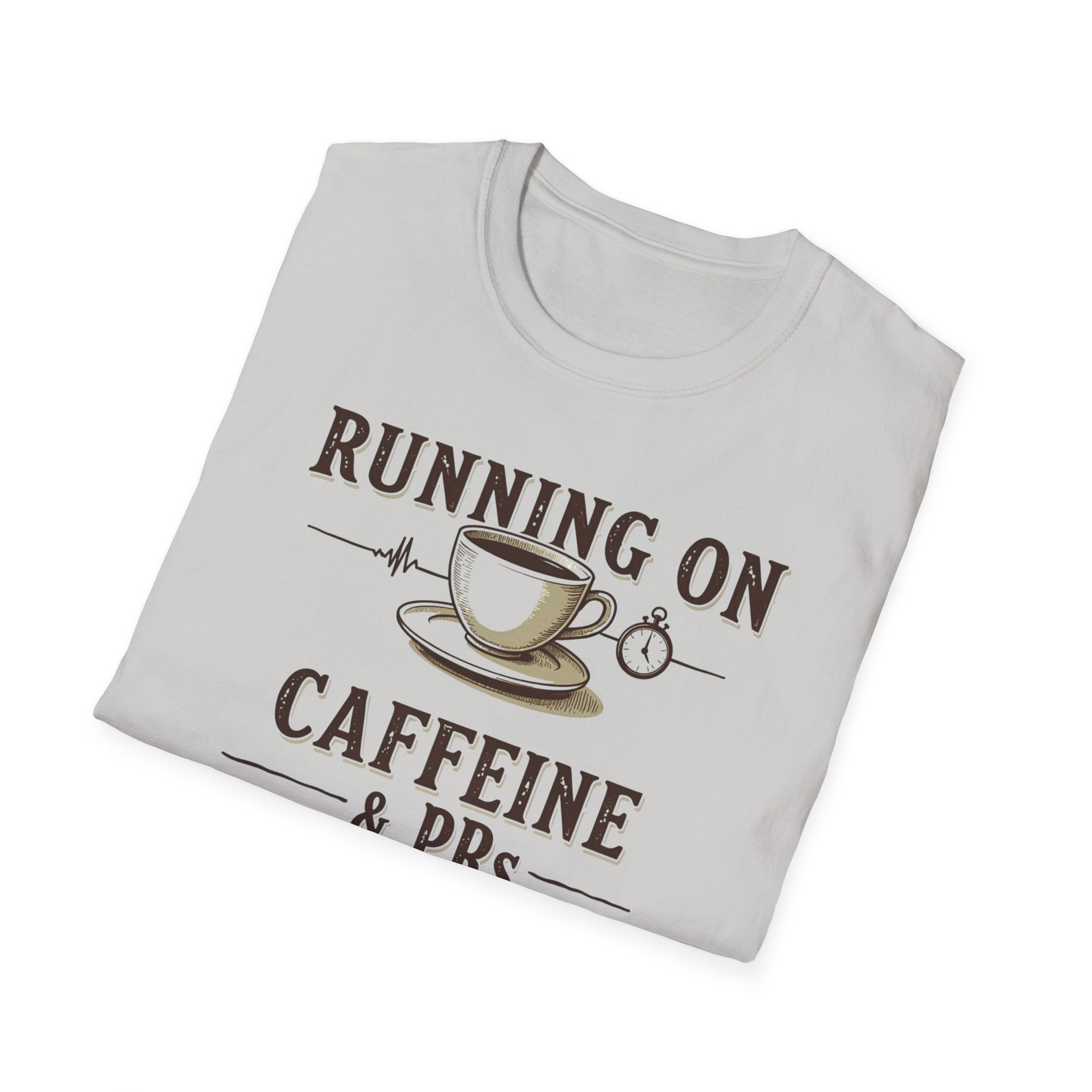 Running on Caffeine & PRs – Vintage Brew Strength T-Shirt