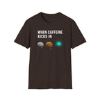 When Caffeine Kicks In – Brain Upgrade Sequence T-Shirt