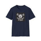 Barbell Math Is Hard – Confused Emoji Gym Tee T-Shirt