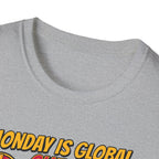 Monday is Global chest day - Comic T-Shirt