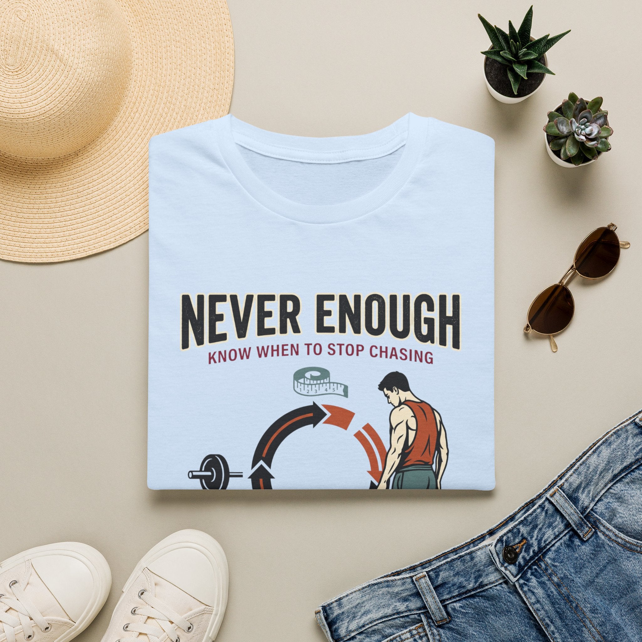 Never enough, know when to stop chasing T-Shirt