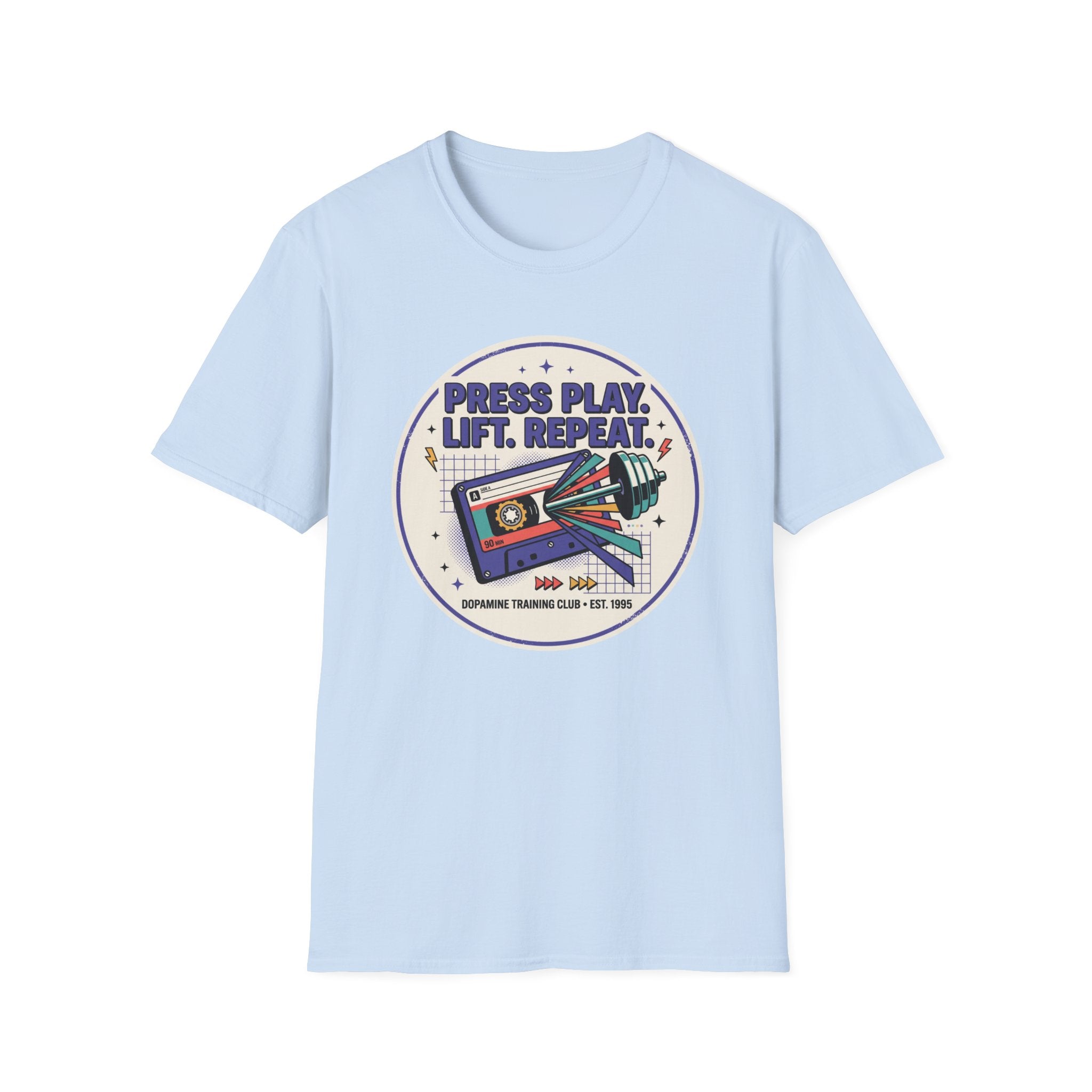 Press play. Lift. Repeat T-Shirt