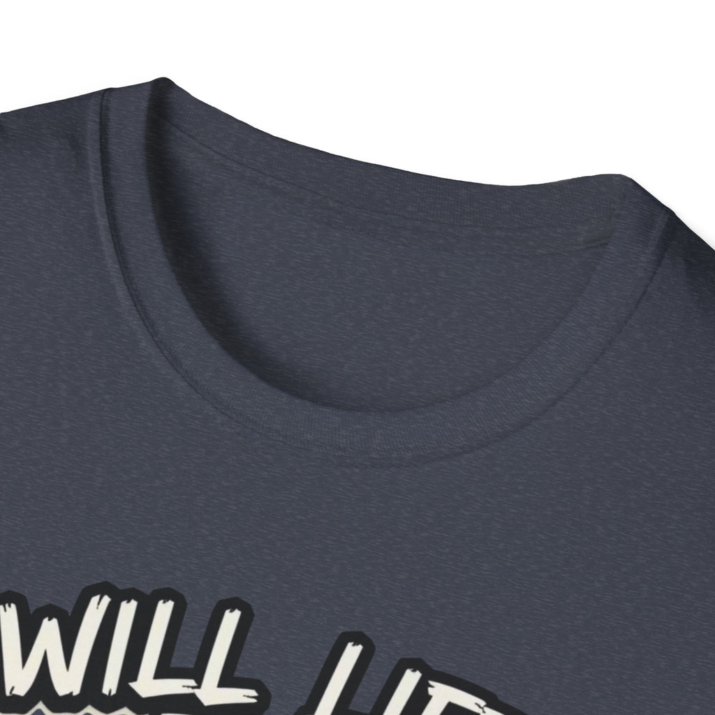 Will Lift for Whey – Monochrome Barbell Edition T-Shirt