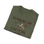 Running on Caffeine & PRs – Vintage Brew Strength T-Shirt