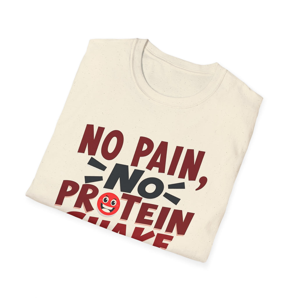 No Pain, No Protein Shake (Emoji Edition) T-Shirt
