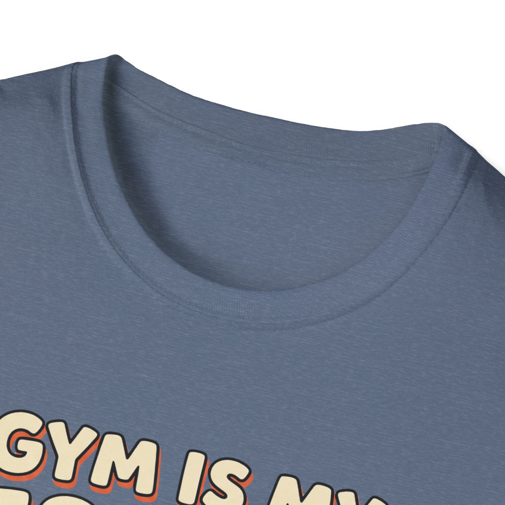 Gym is my escape - Racoon humorous T-Shirt