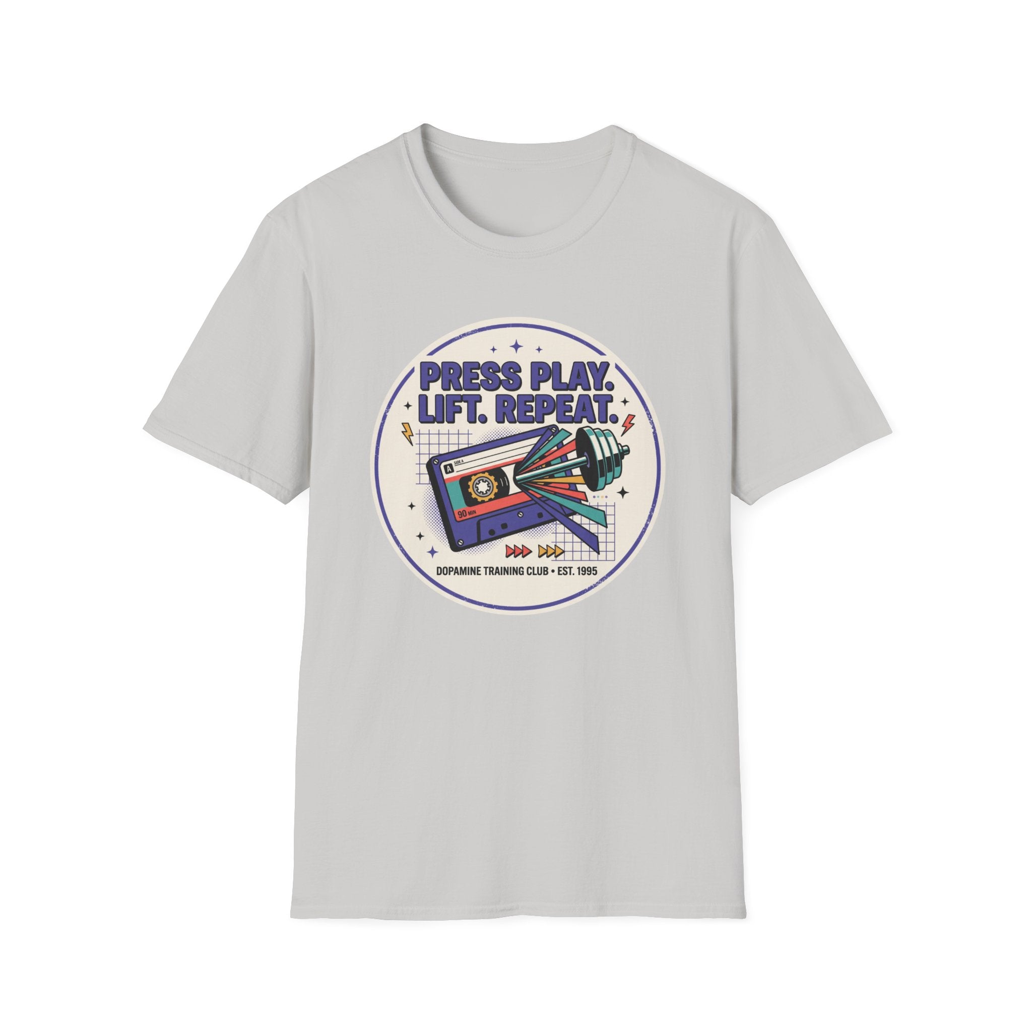Press play. Lift. Repeat T-Shirt