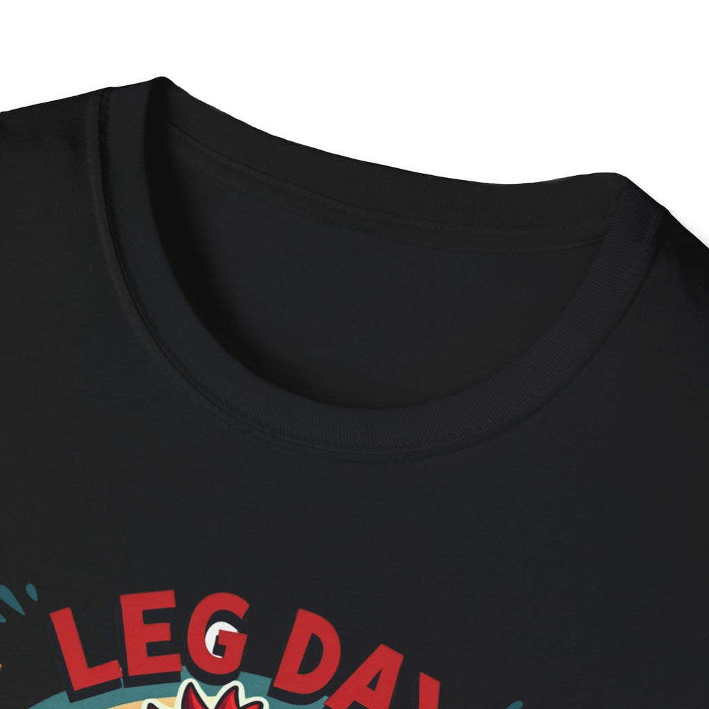 Leg Day Is My Cardio (Muscle Chicken Edition) T-Shirt