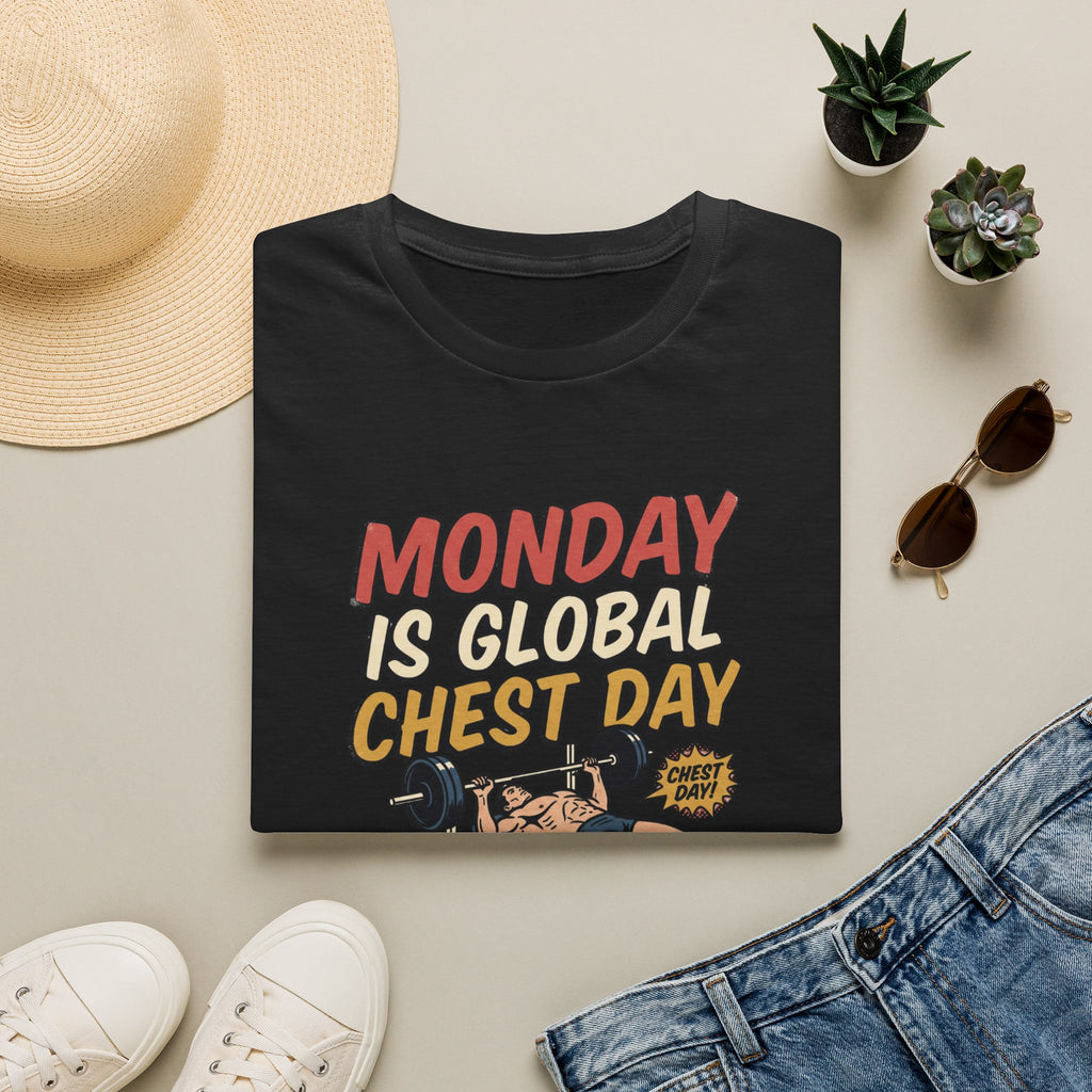 Monday is Global chest day - Another Monday, another pump T-Shirt