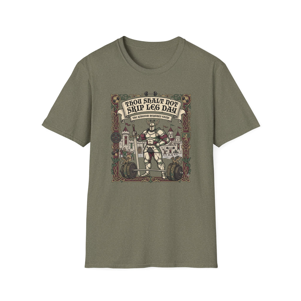 Thou Shalt not skip leg day T-Shirt