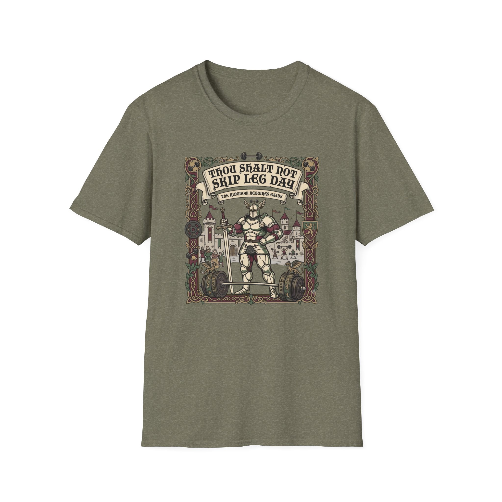 Thou Shalt not skip leg day T-Shirt