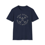 Holy Spirit. Heavy Weights. – Crossed Barbells Emblem Tshirt