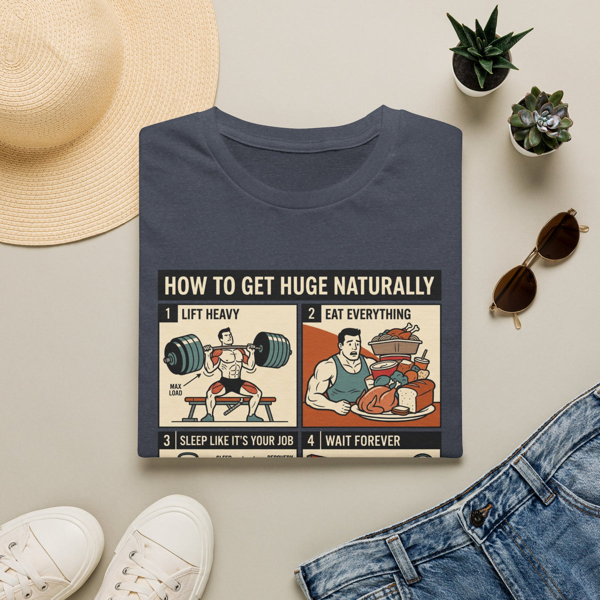 How to get huge naturally T-Shirt