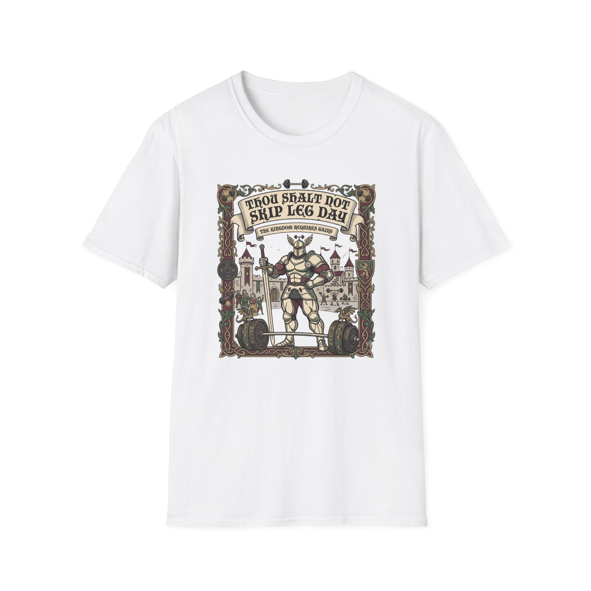 Thou Shalt not skip leg day T-Shirt
