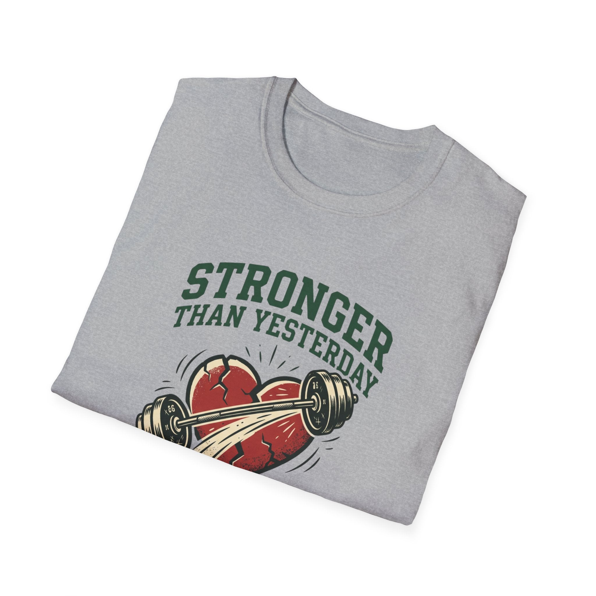 Stronger than yesterday - turn pain into progress T-Shirt