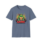 Hard-Shelled Gains – Turtle Power Edition T-Shirt