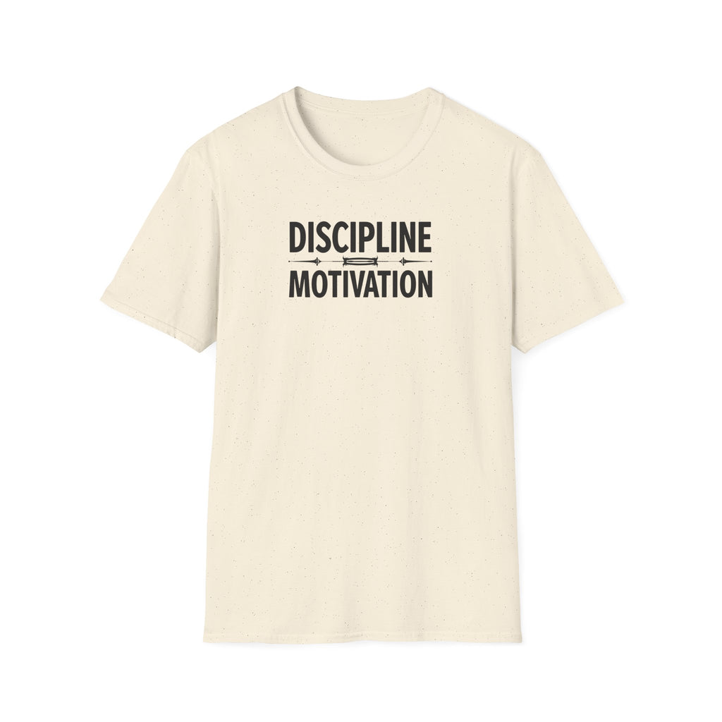 Discipline > Motivation – Barbell Edition T-Shirt