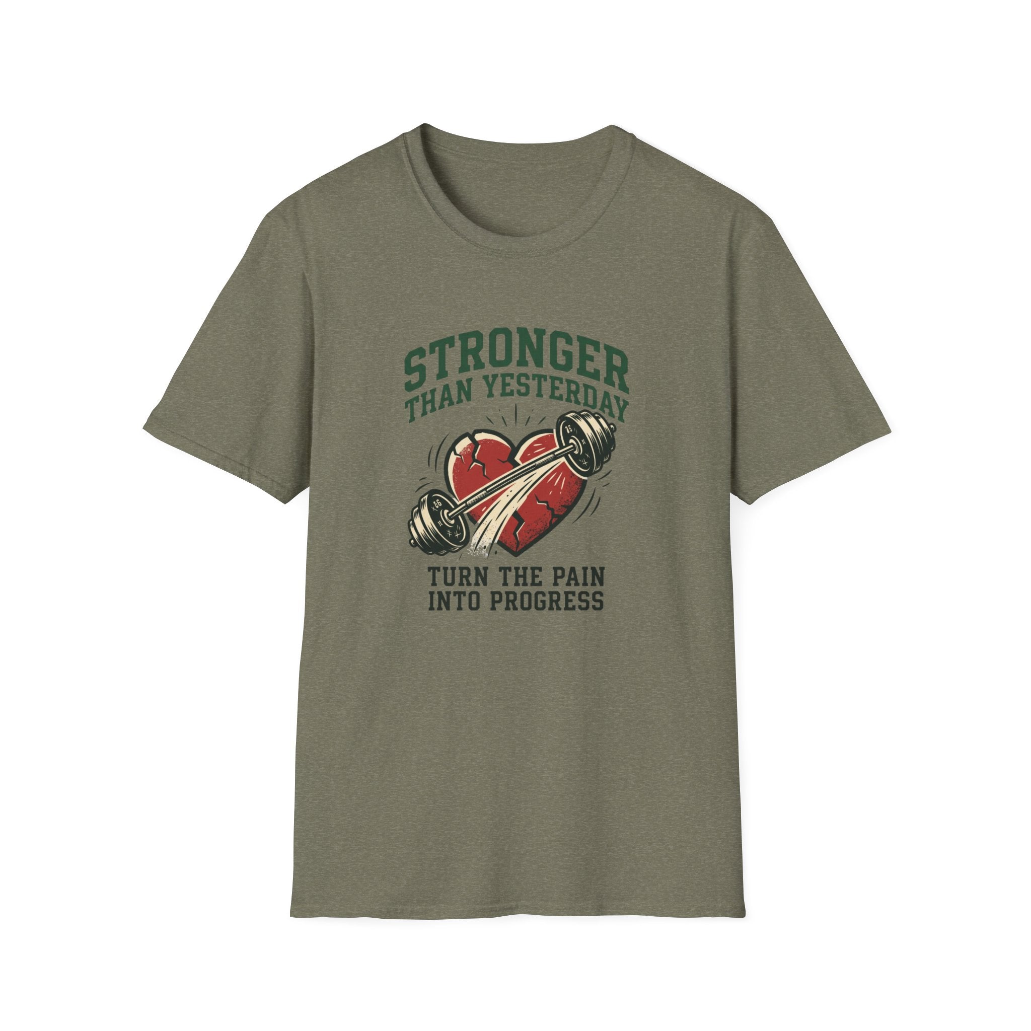 Stronger than yesterday - turn pain into progress T-Shirt