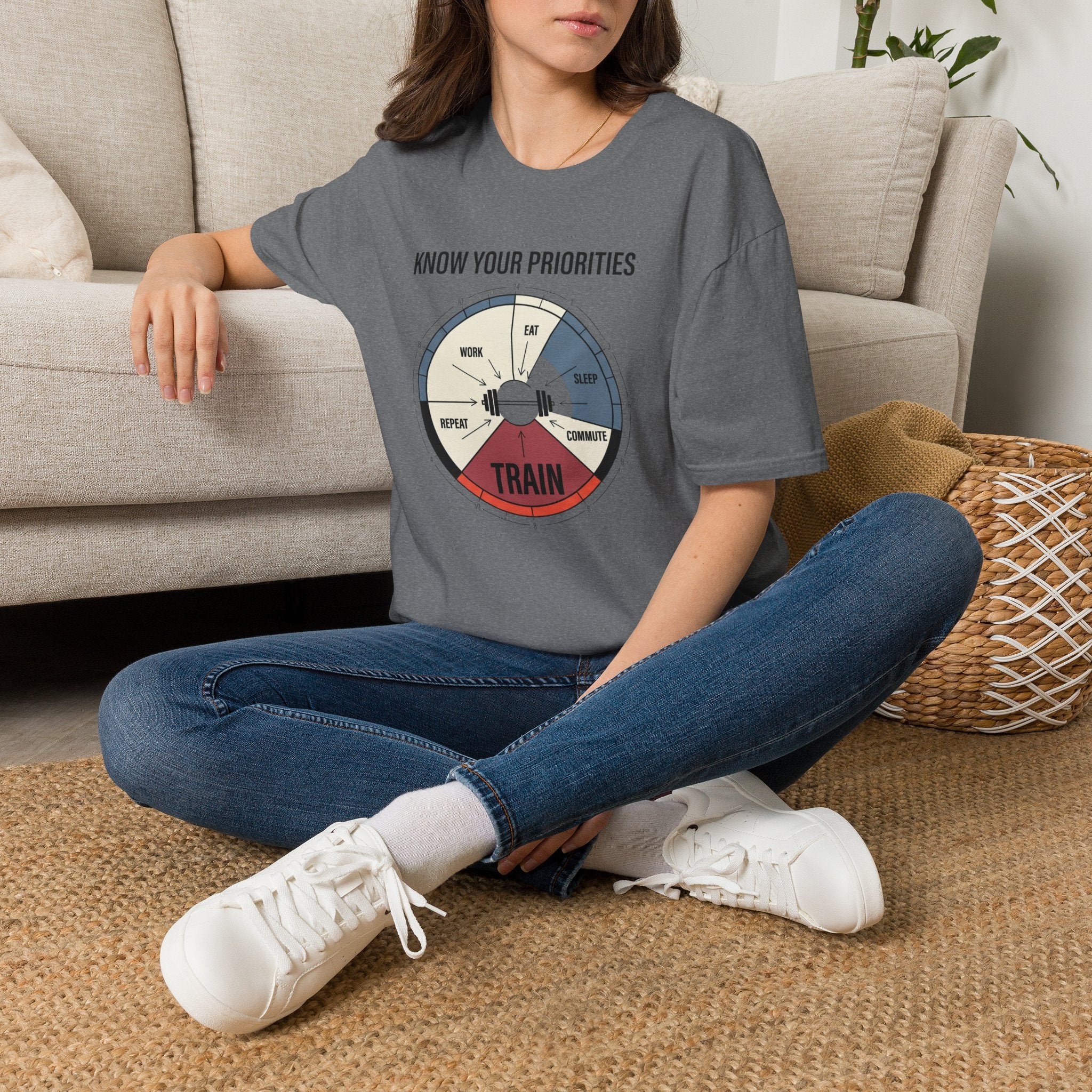Know your priorities - Every hour supports the prioroty copy T-Shirt
