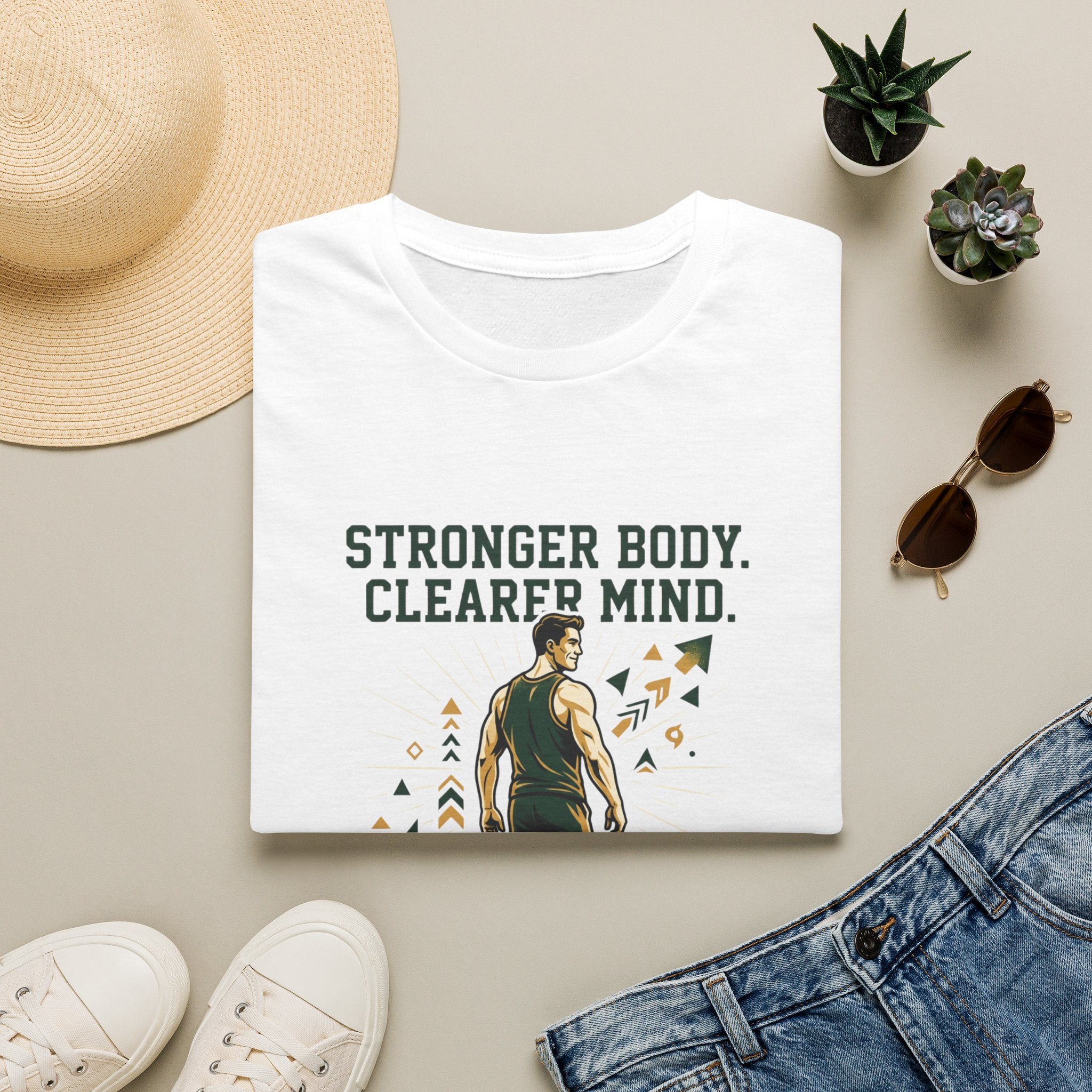 Stronger body. Clearer mind T-Shirt