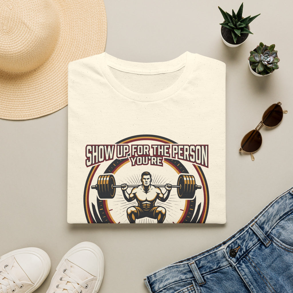 Show up for the person you are becoming T-Shirt