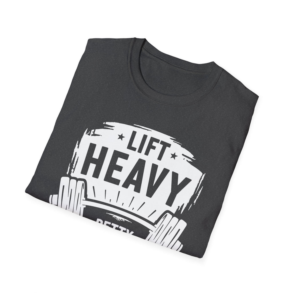 Lift Heavy, Petty Harder (Vintage Crest Edition) T-Shirt