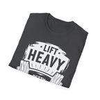 Lift Heavy, Petty Harder (Vintage Crest Edition) T-Shirt