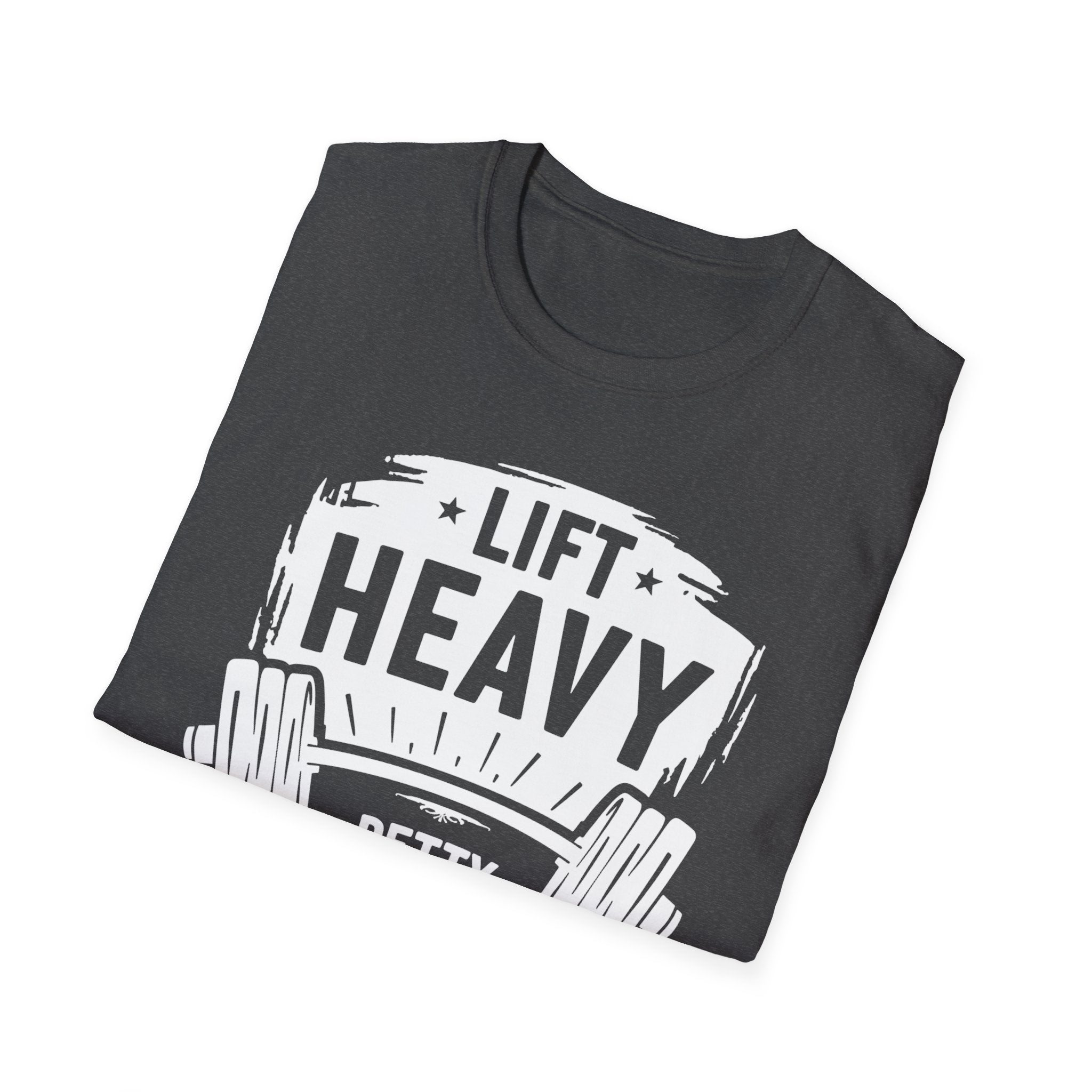 Lift Heavy, Petty Harder (Vintage Crest Edition) T-Shirt