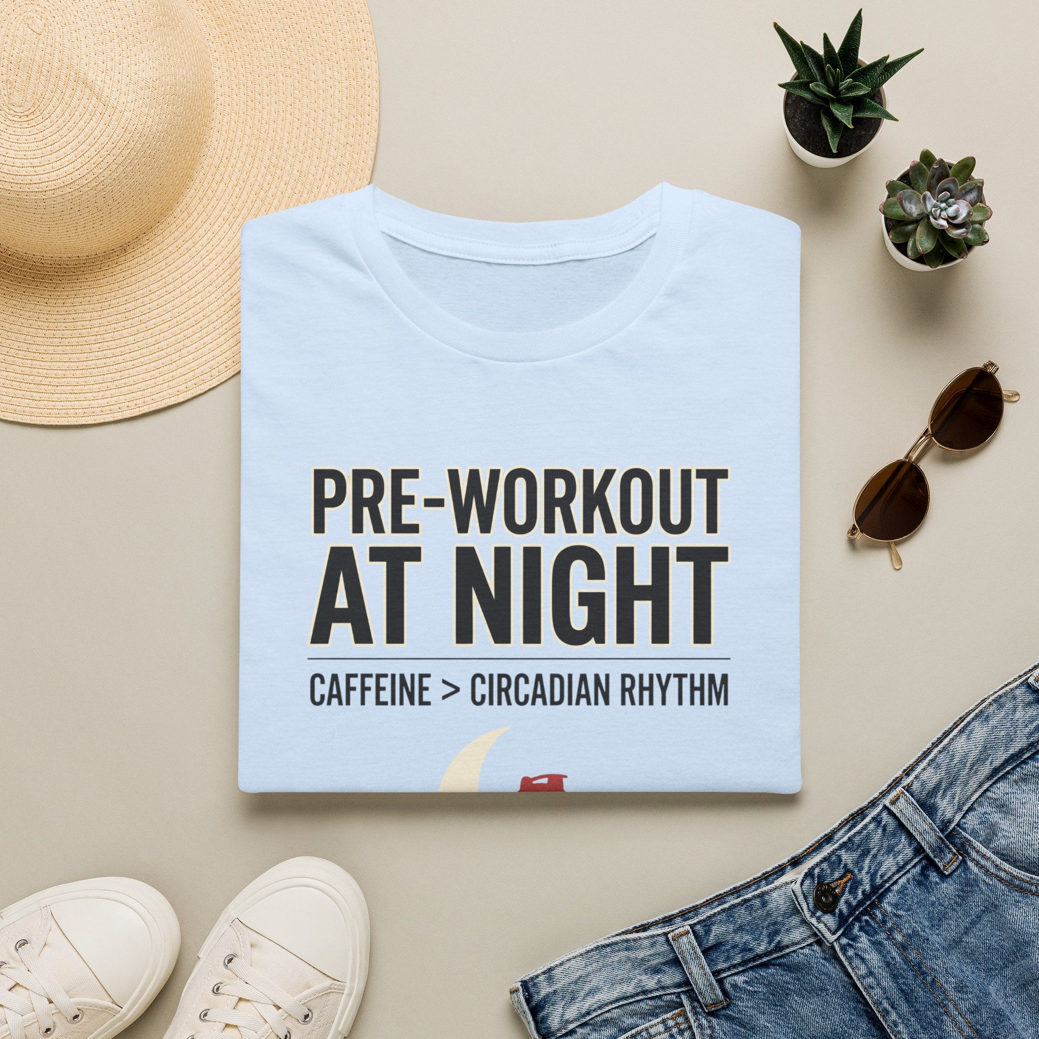 Pre at night - Caffeine > Circadian Rythm T-Shirt