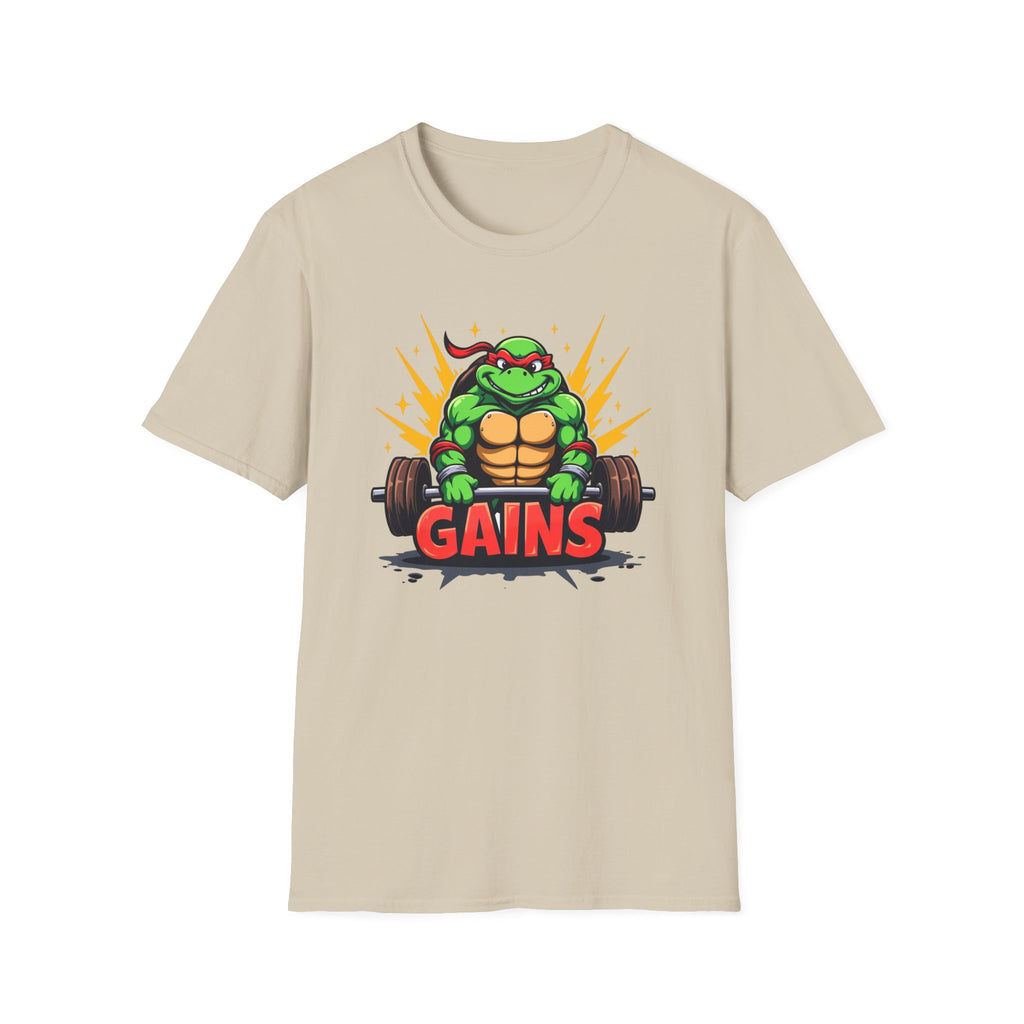 Hard-Shelled Gains – Turtle Power Edition T-Shirt
