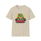 Hard-Shelled Gains – Turtle Power Edition T-Shirt