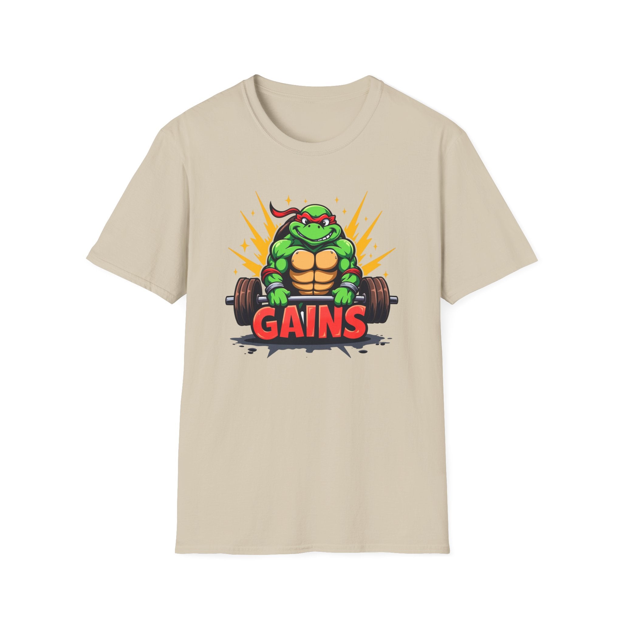 Hard-Shelled Gains – Turtle Power Edition T-Shirt