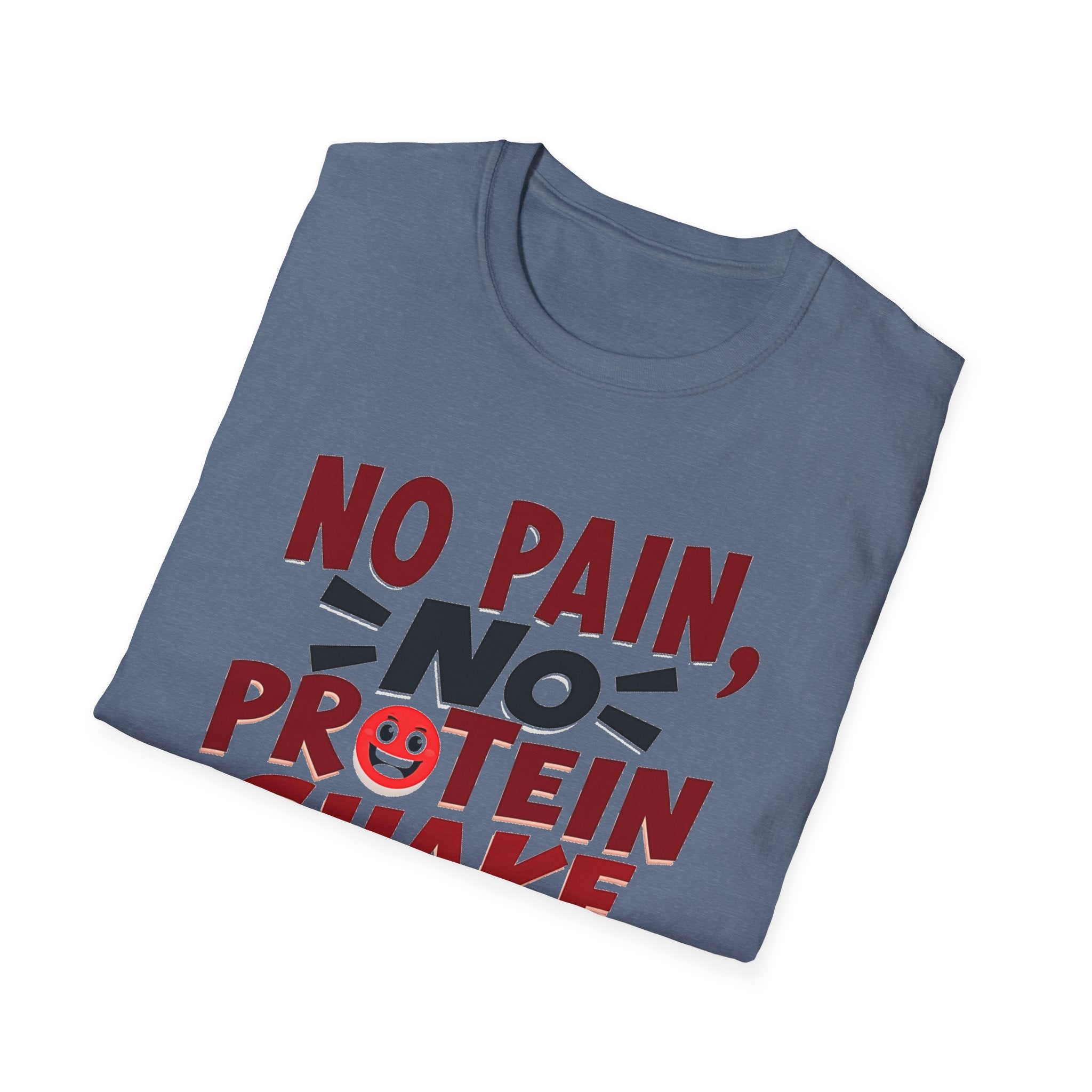 No Pain, No Protein Shake (Emoji Edition) T-Shirt