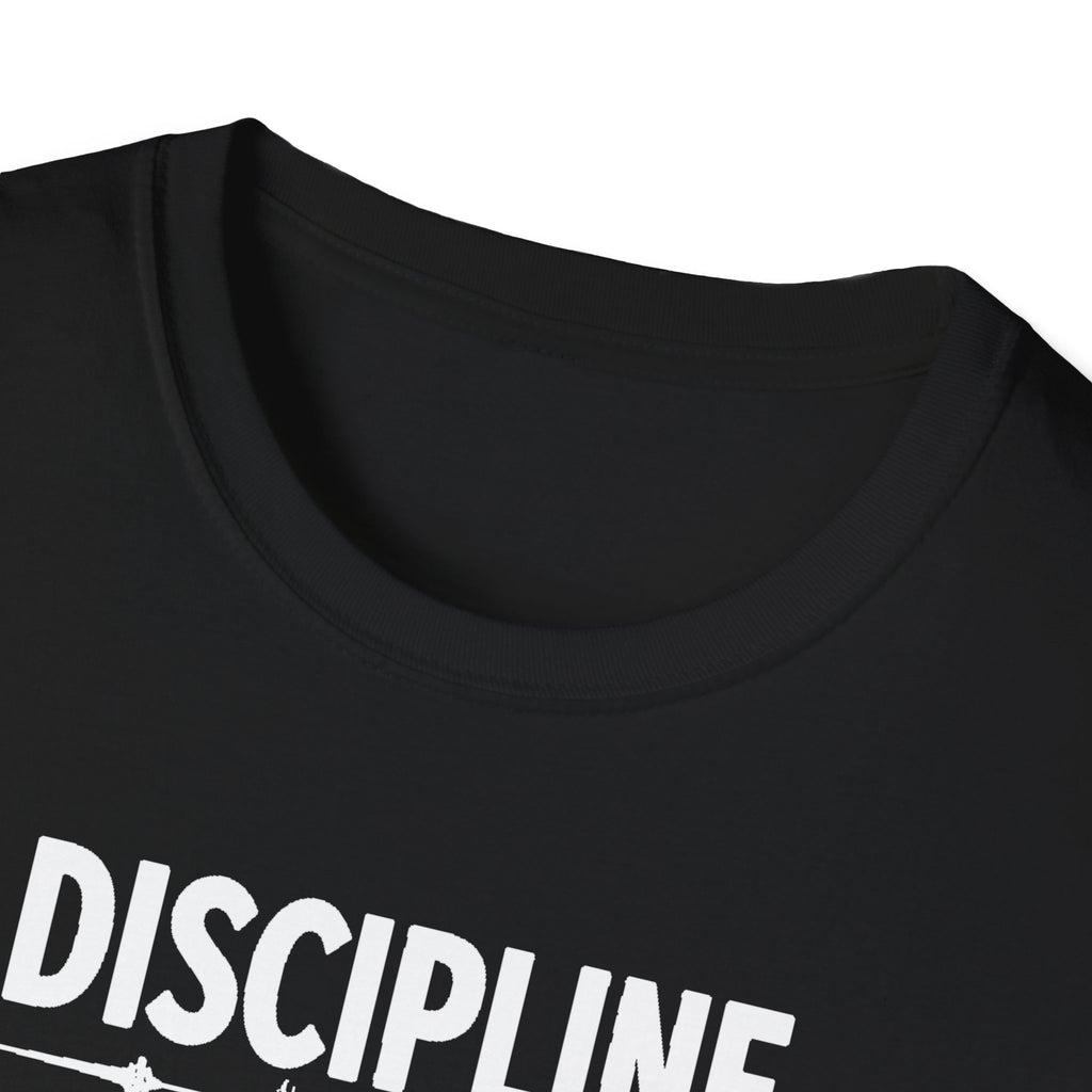 Discipline > Motivation – Barbell Edition T-Shirt