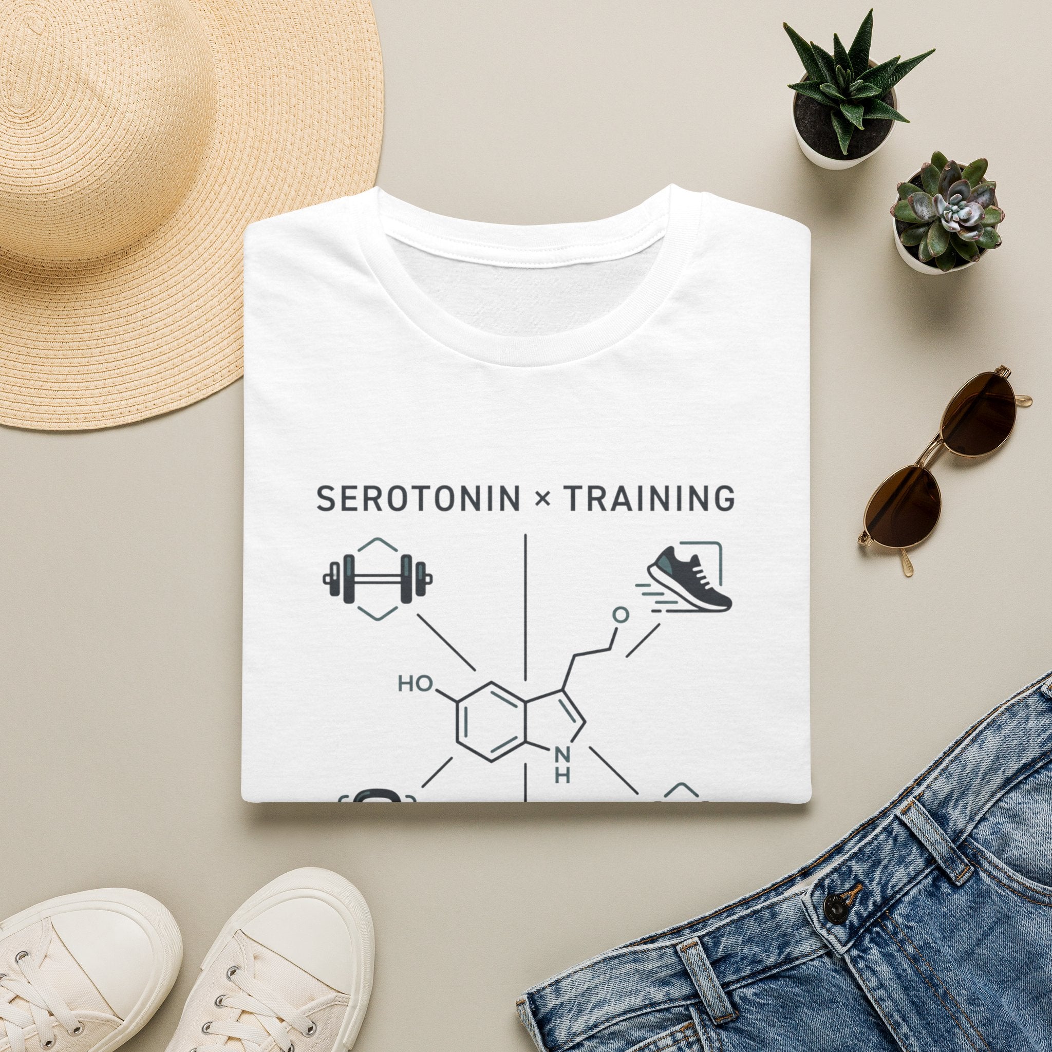 Serotonin and Training T-Shirt
