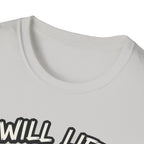 Will Lift for Whey – Monochrome Barbell Edition T-Shirt