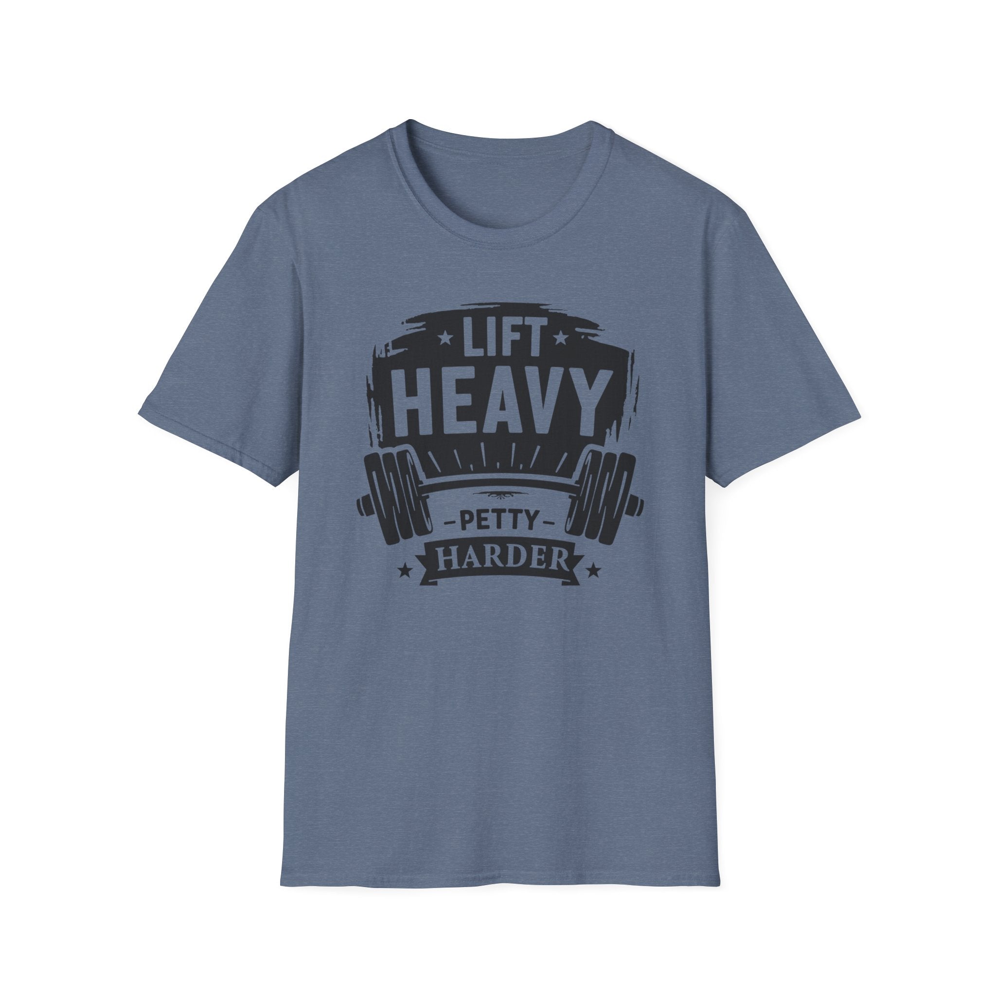 Lift Heavy, Petty Harder (Vintage Crest Edition) T-Shirt