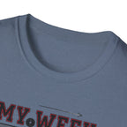 Waiting for gym - Week schedule T-Shirt