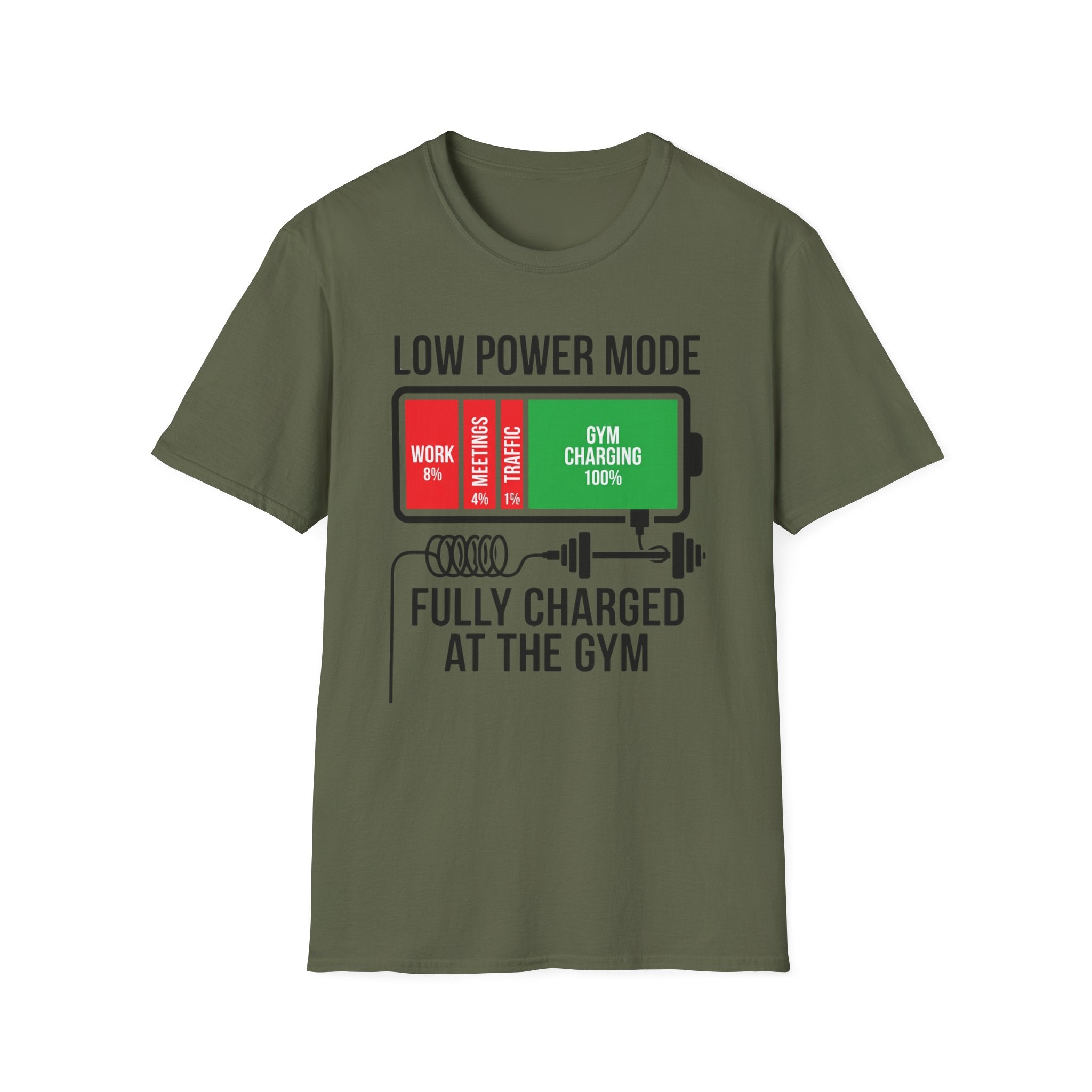 Low power - Fully charged gym T-Shirt