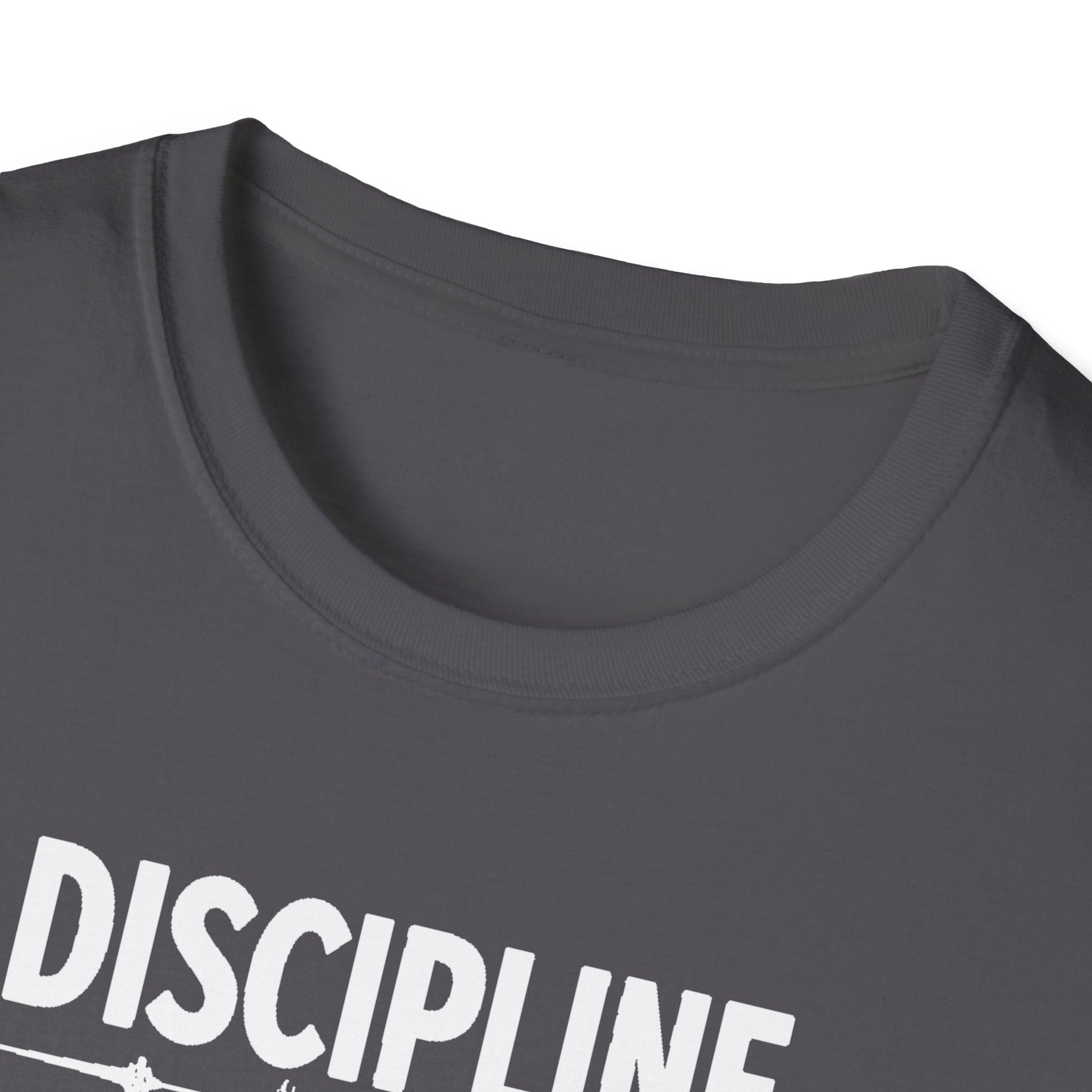 Discipline > Motivation – Barbell Edition T-Shirt