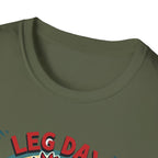 Leg Day Is My Cardio (Muscle Chicken Edition) T-Shirt