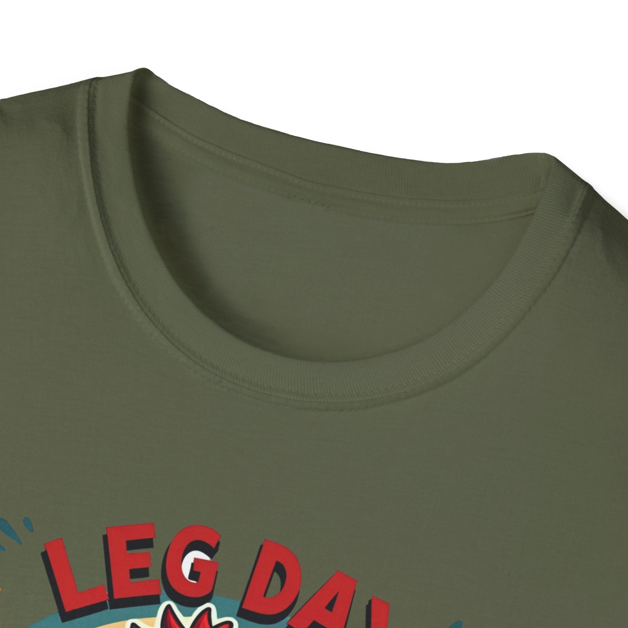 Leg Day Is My Cardio (Muscle Chicken Edition) T-Shirt