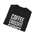 Coffee. CrossFit. Christ. – Bold Faith & Fitness Tshirt