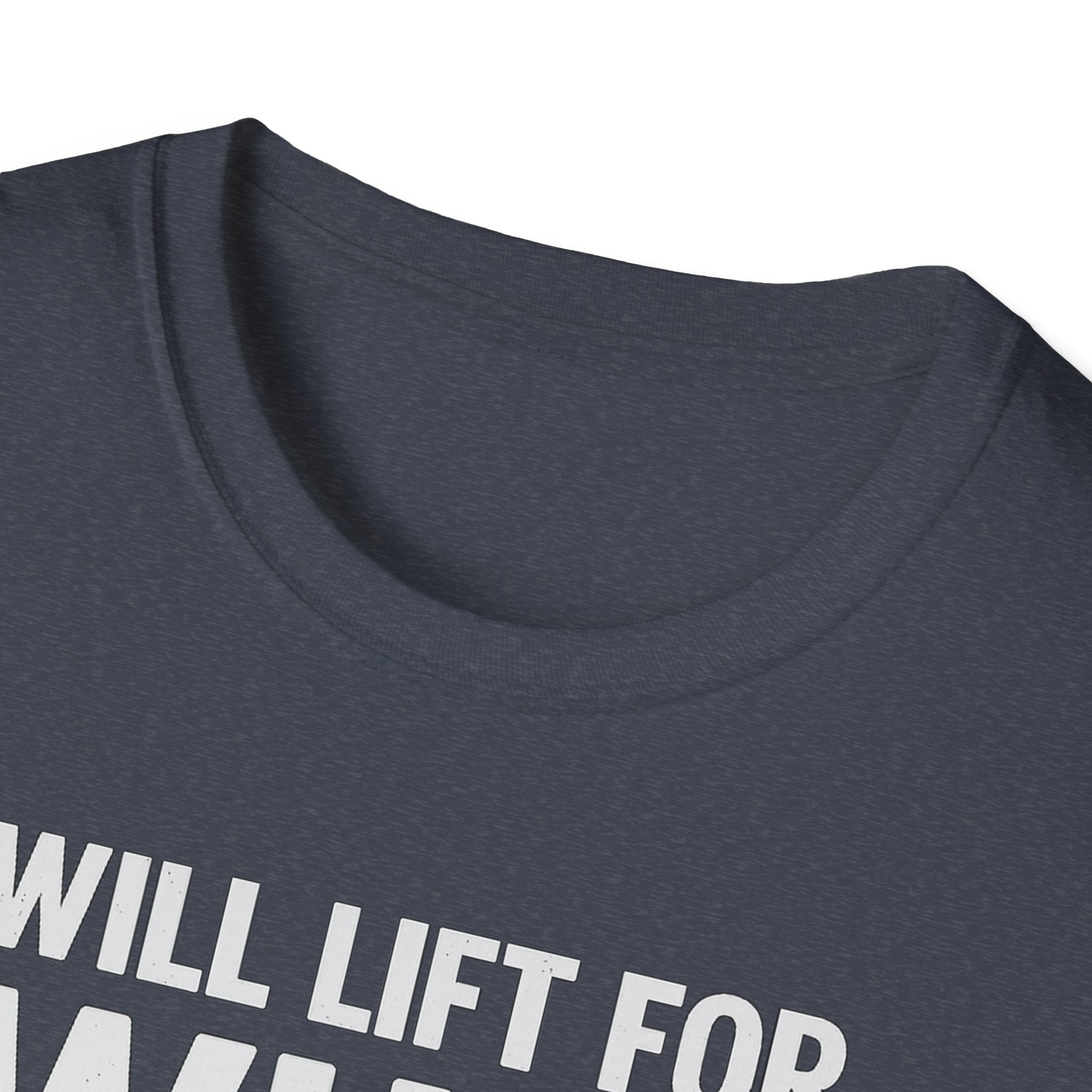 Will Lift for Whey – Barbell Edition T-Shirt