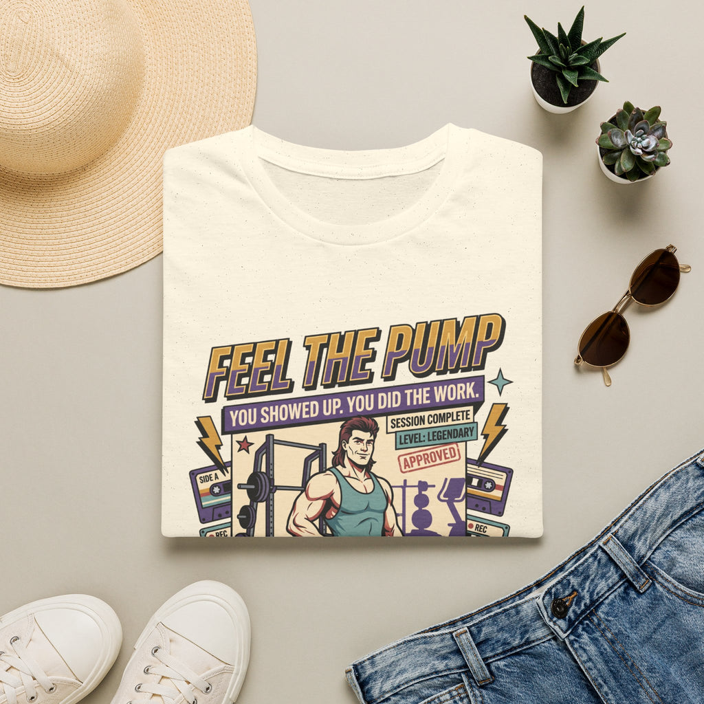 Feel the pump - Showed up. Did the work T-Shirt