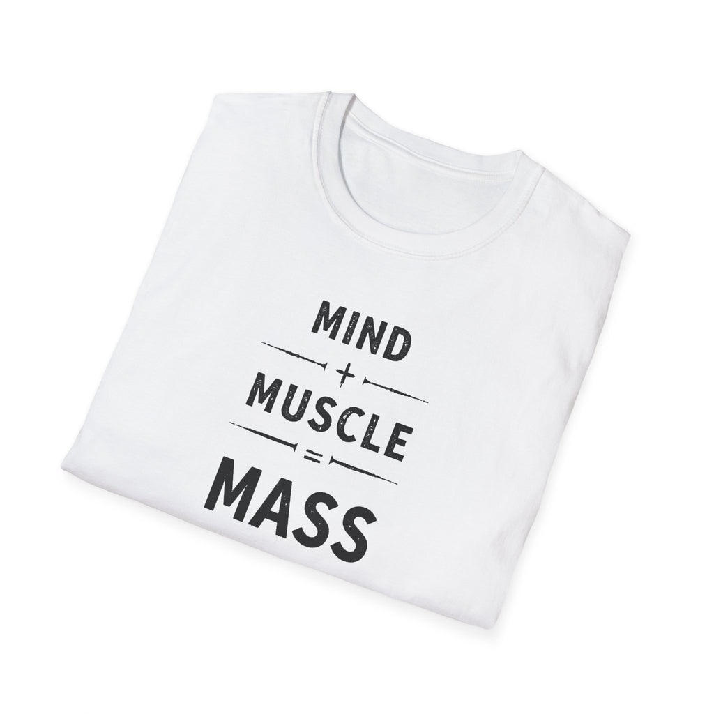 Mind + Muscle = Mass – Equation T-Shirt