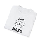 Mind + Muscle = Mass – Equation T-Shirt