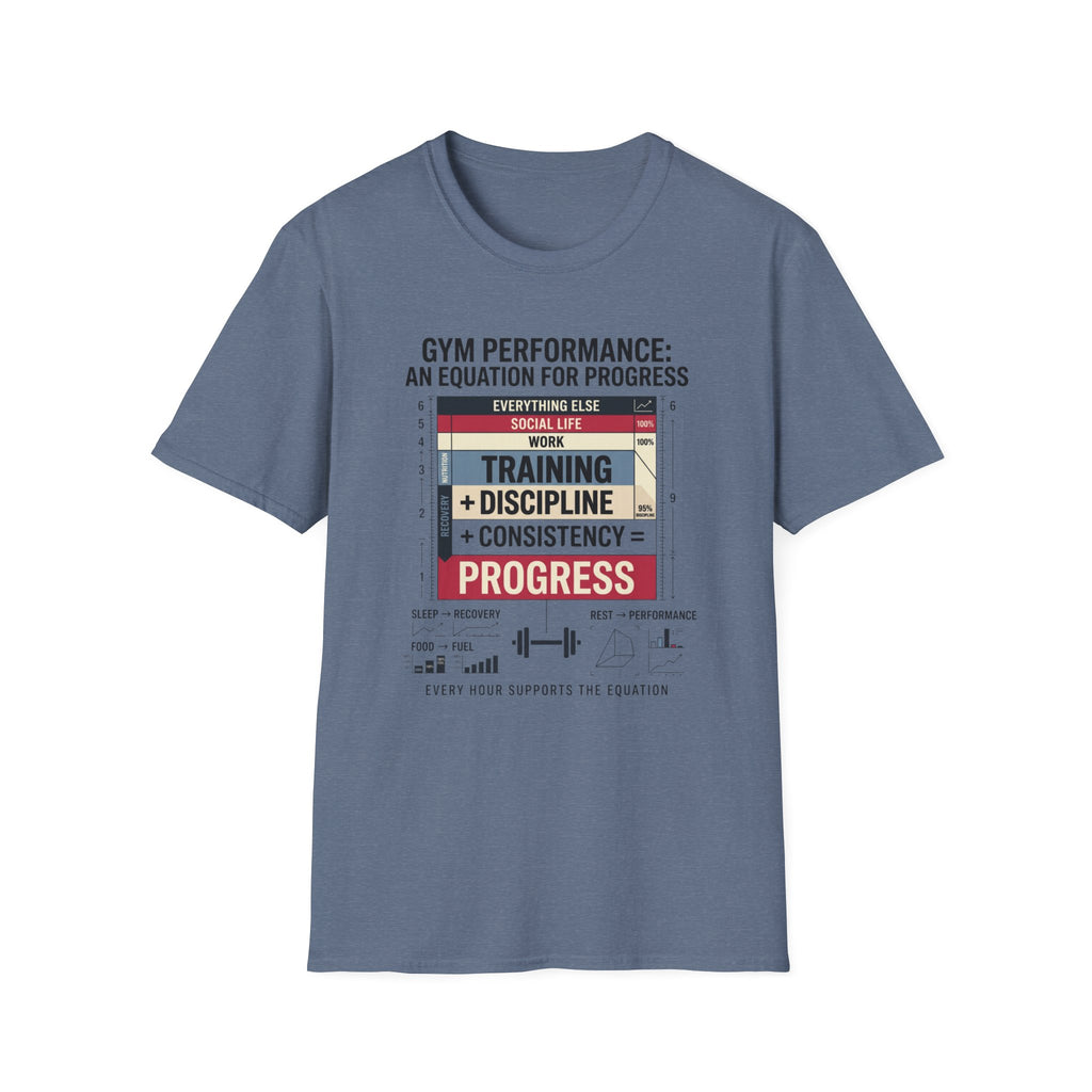 Gym Performance - An equation for progress T-Shirt